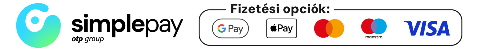 SimplePay — online bankkártyás fizetés (Google Pay, Apple Pay, Mastercard, Maestro, Visa)